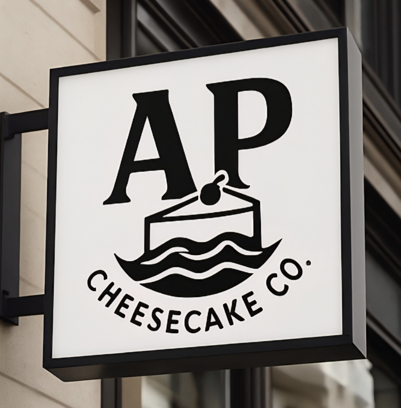 Asbury Park Cheesecake Co. storefront sign